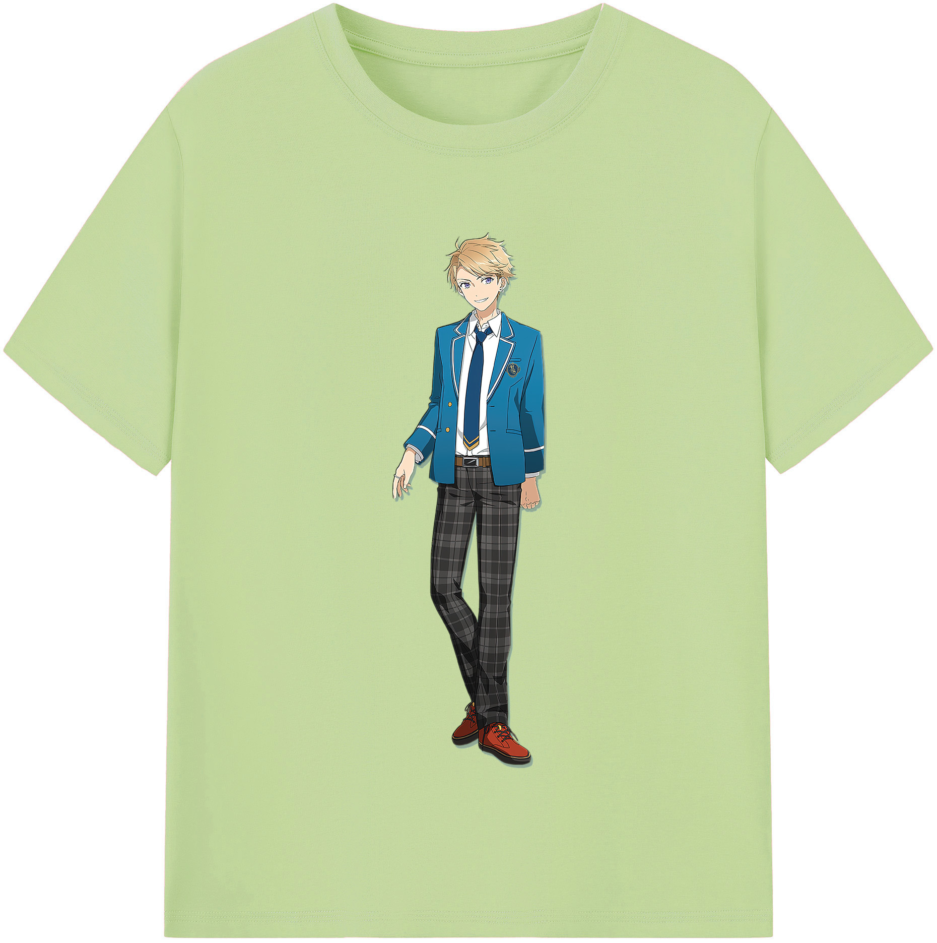 （画像用） あんさんぶるスターズ! Ensemble Stars 綿100％半袖Tシャツ（フロントプリント）